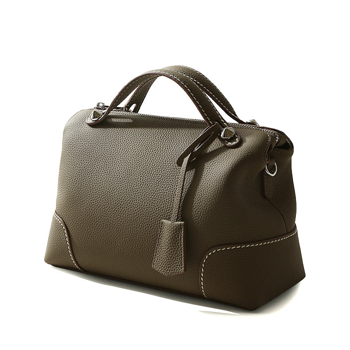 Valmio Kenora Leder Damenhandtasche - Grau