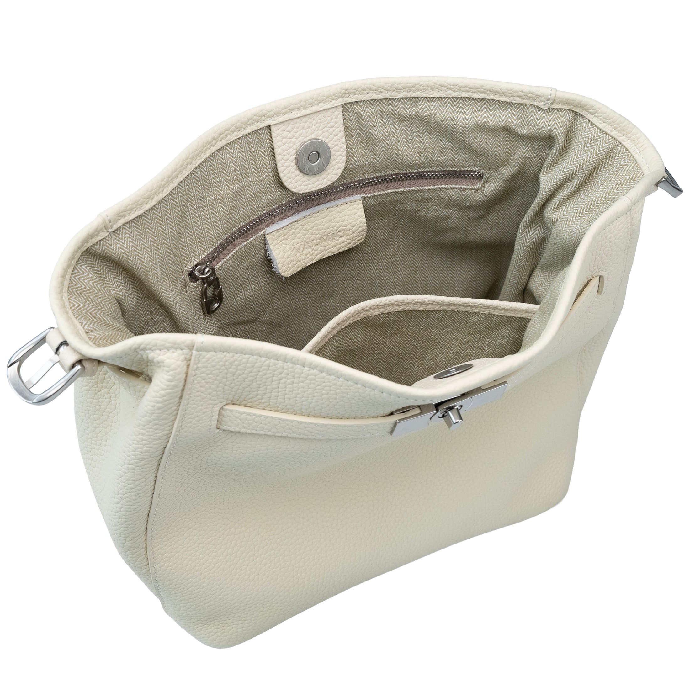 Valmio Nolira Leder Damenhandtasche - Weiß