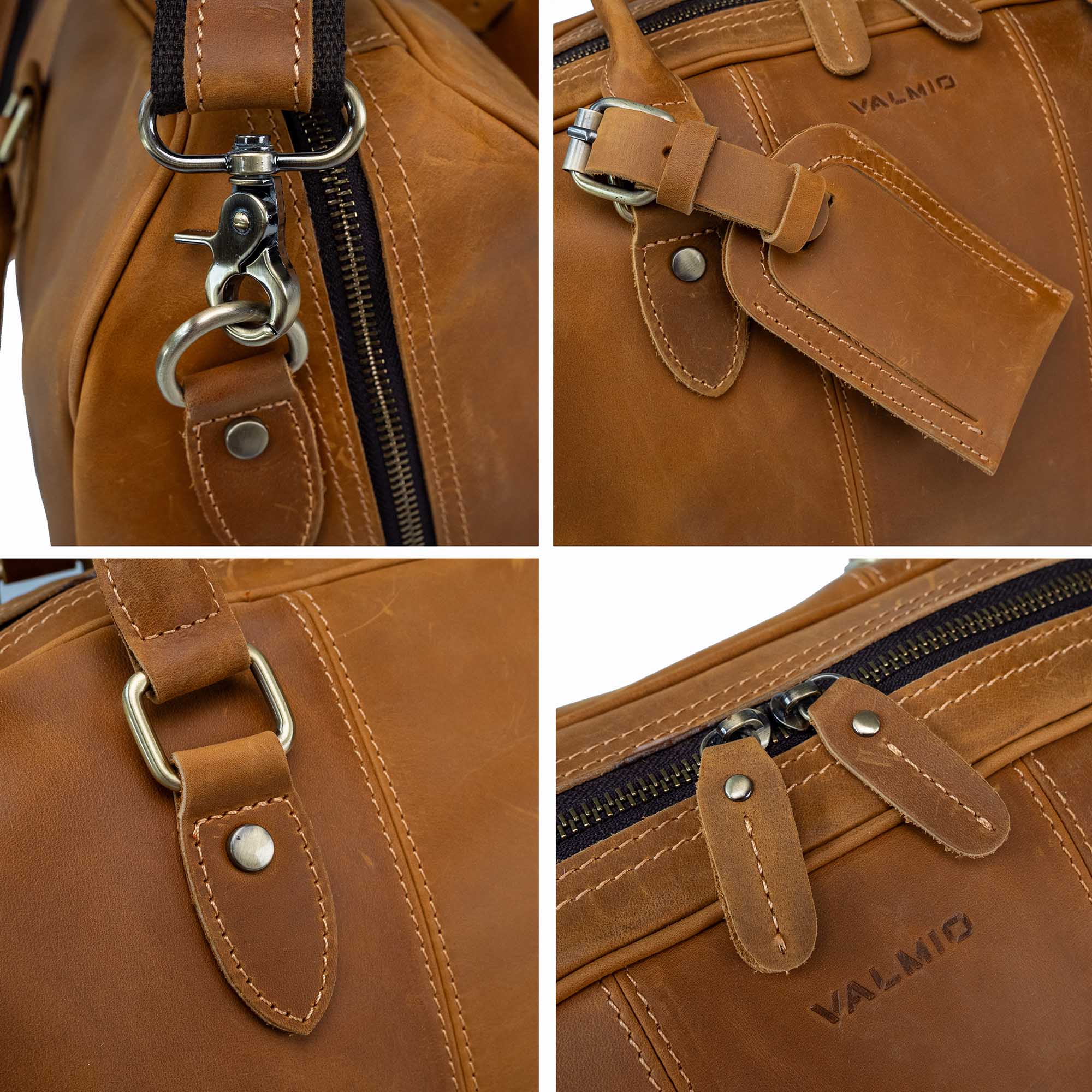 Valmio Vintage 2.0 Leder-Reisetasche