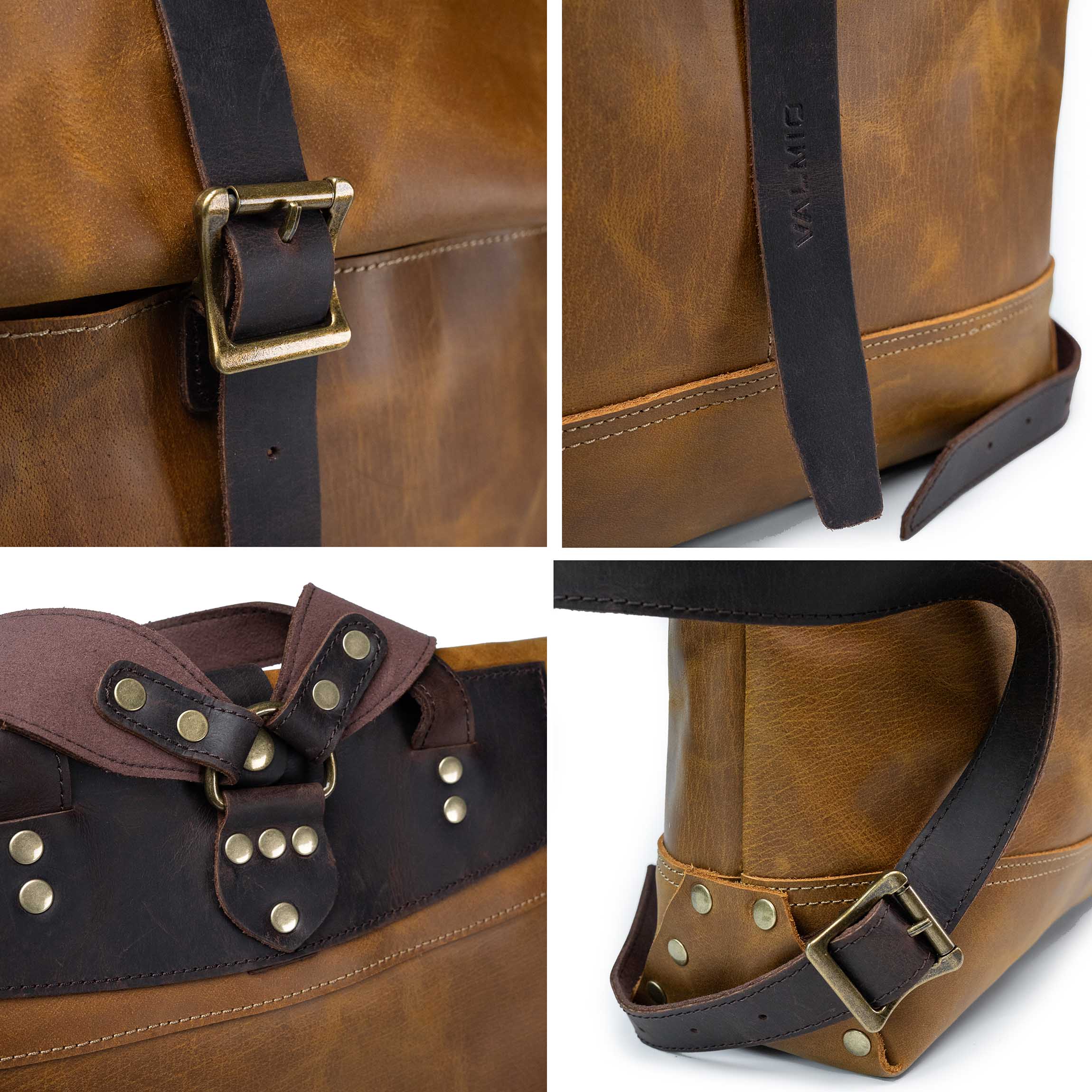 Valmio Bravado Leder-Rucksack